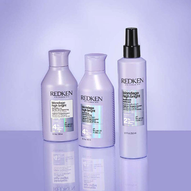 Shampooing illuminant pour cheveux blonds Blondage High Bright
