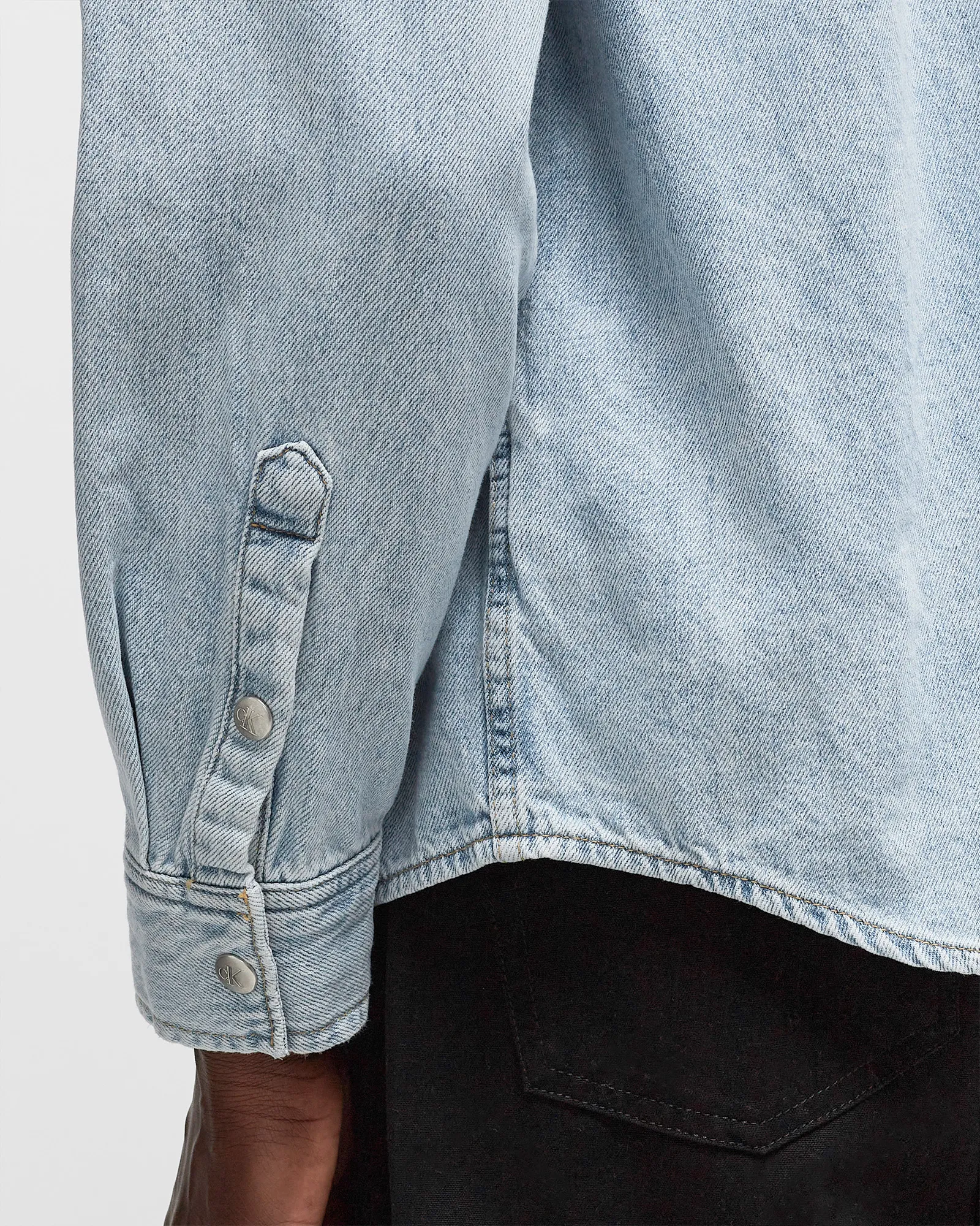 Calvin Klein Jeans REGULAR LINEAR  SHIRT