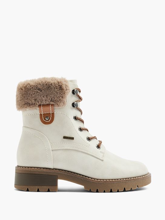 Landrover Schnür-Stiefelette Offwhite