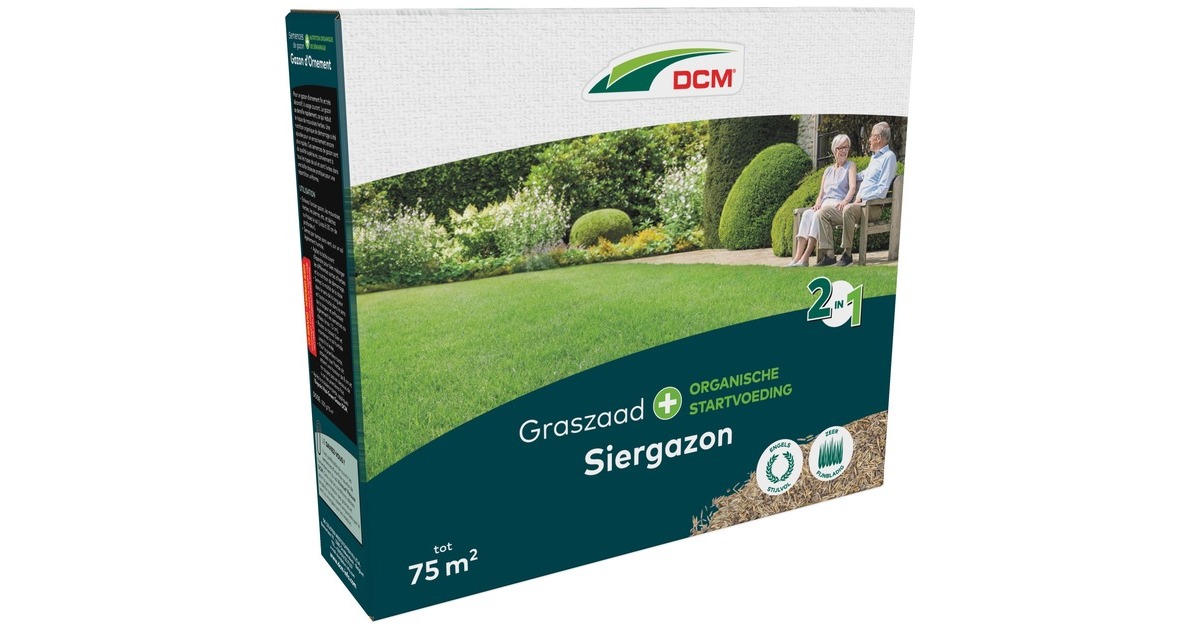 DCMGraszaad Plus Siergazon 1,5 kg zaden  (Tot 75 m²)