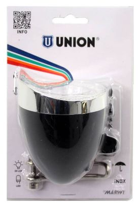 UNION phare UN-4925 Retro on/off dynamo noir