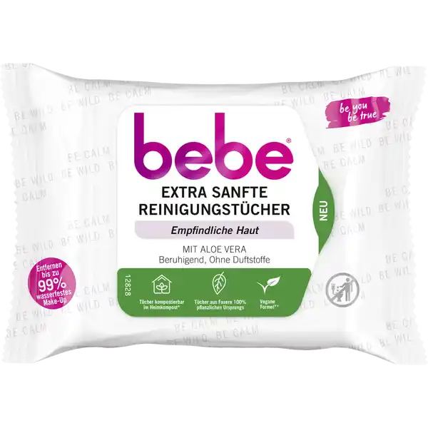 Extra Sanfte Reinigungstücher mit Aloe Vera