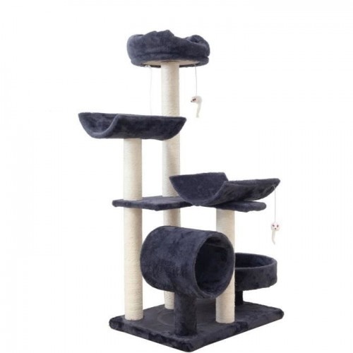 Árvore para gatos Cstore Garfield com 5 postes de sisal preto