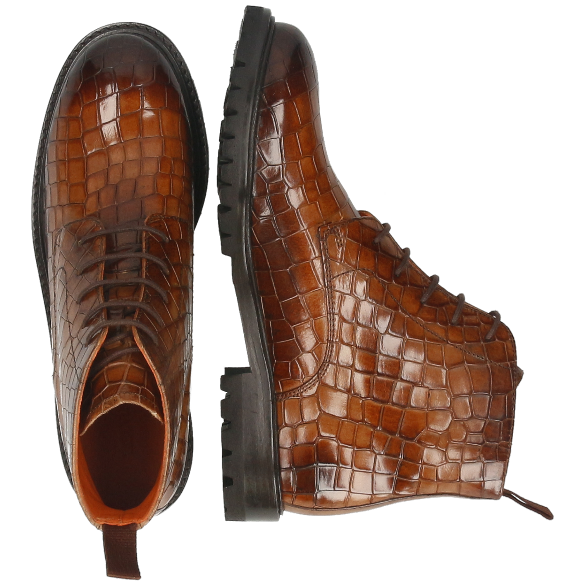 REGINE 7 - Bottines à talon plat | Marron