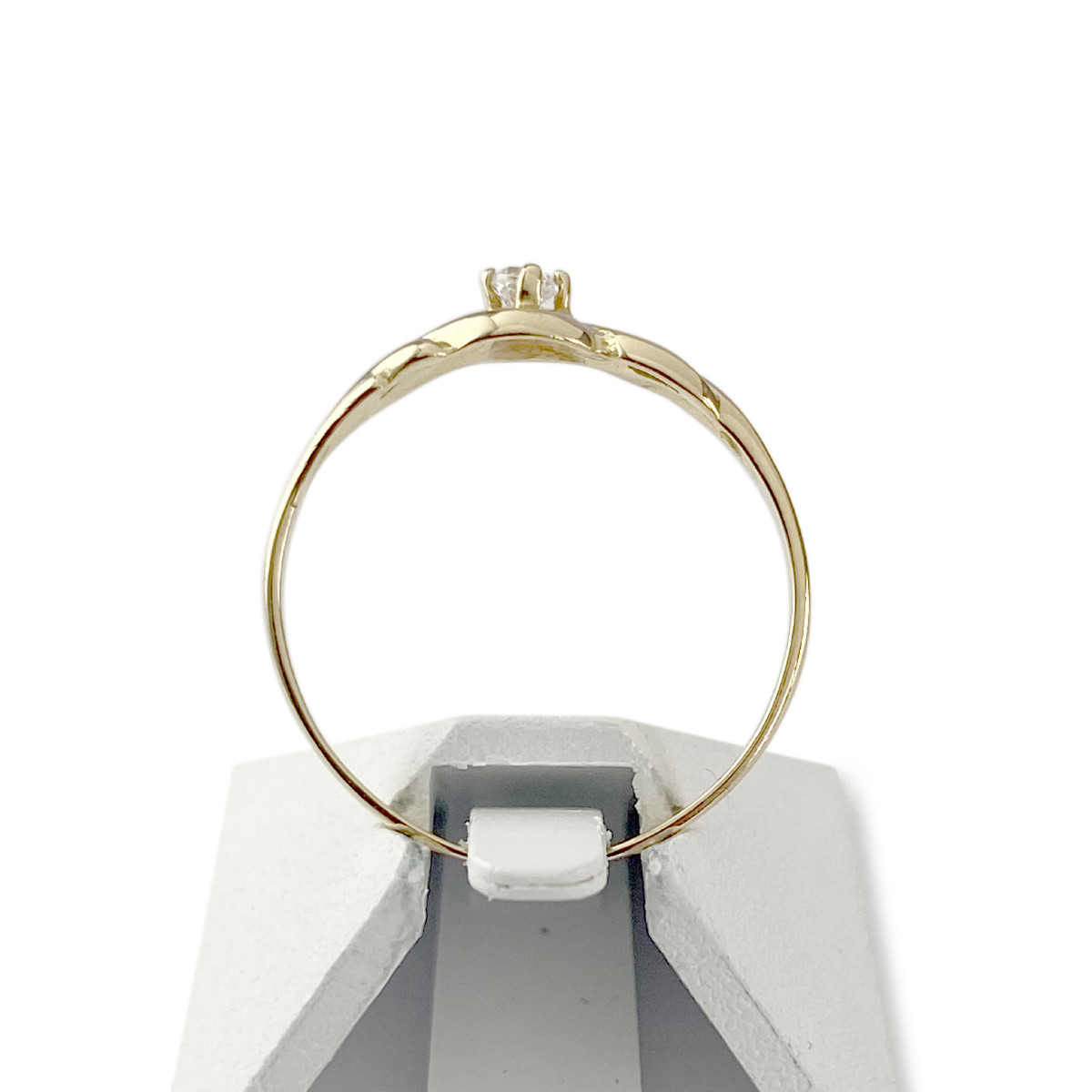 Bague d'occasion or 750 jaune zirconia