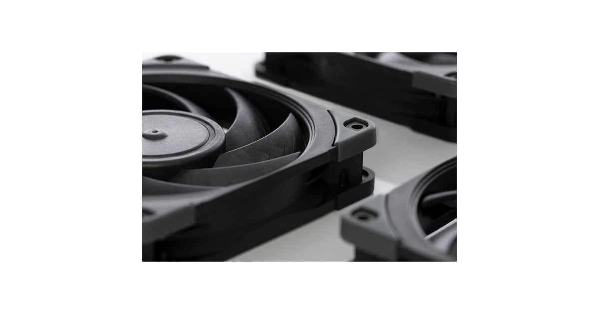 NoctuaNF-A12x25 PWM chromax.black.swap case fan  (Zwart, 120 x 120 x 25 mm)