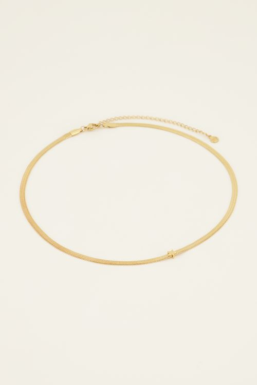Ketting met platte schakel & ster