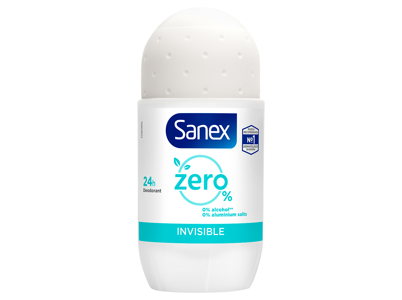 Desodorizante Roll-On Zero% Efeito Invisível Sanex 50ml