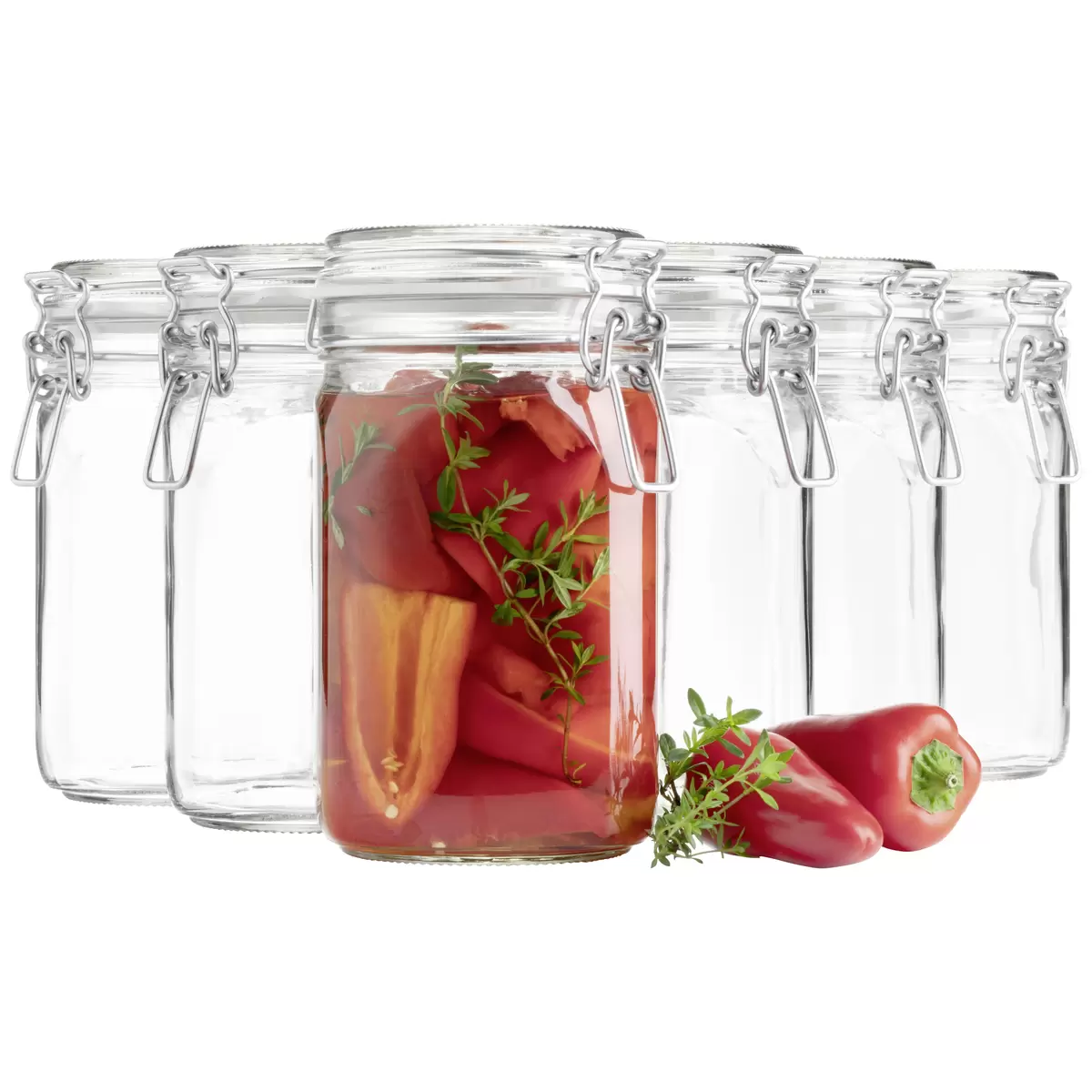 Einmachglas 6er Set GOTHIKA Transparent