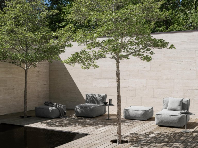 Blomus Stay kussen 45x45 Stone