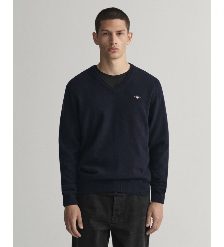 Camisa Gant Navy com decote em V