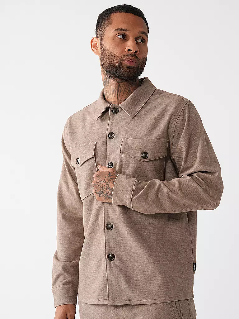 GABBA Overshirt CLIPPER SHAFI  braun