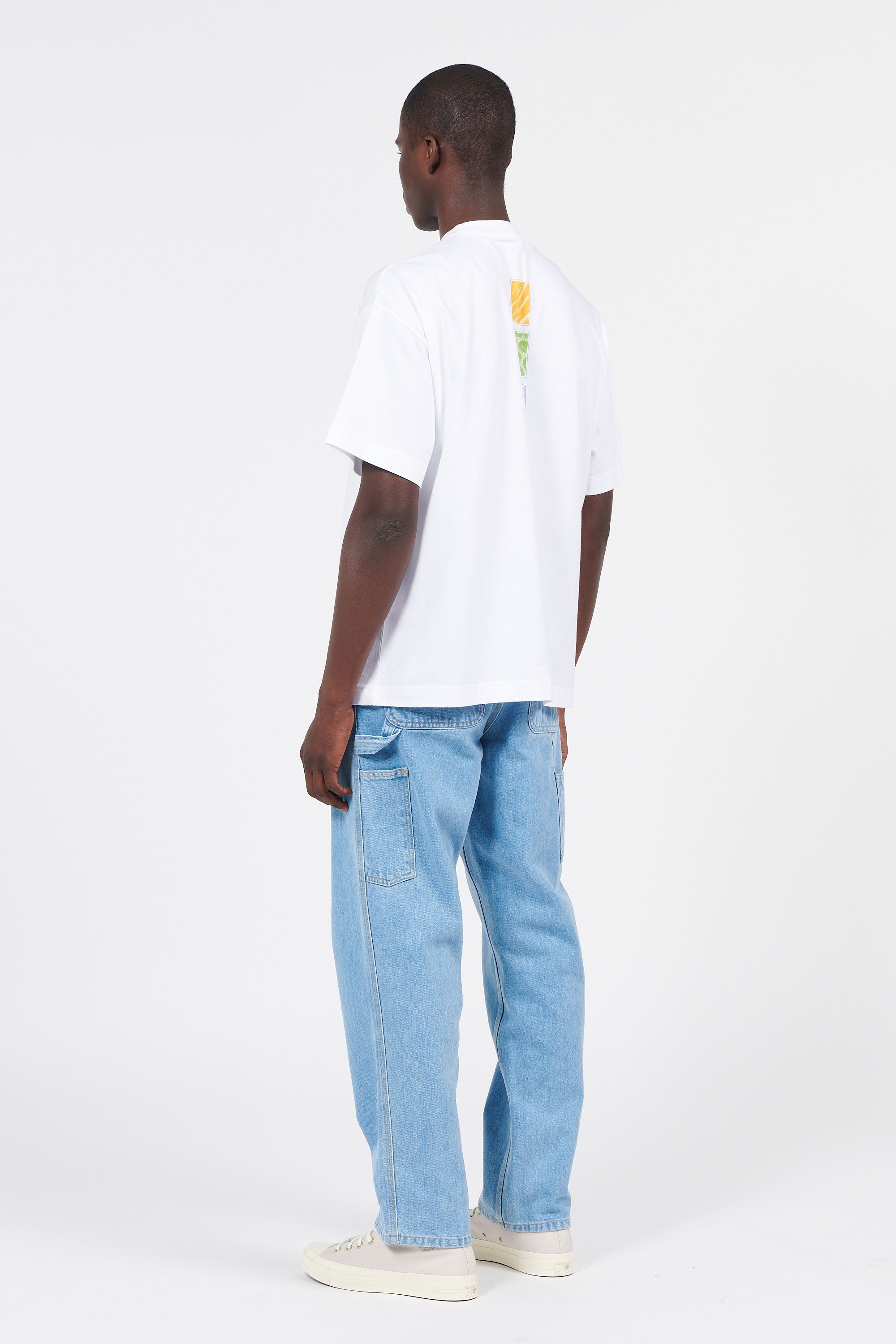 CARHARTT WIP jean Single Knee Bleu