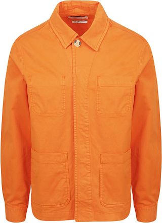 King Essentials The Benjamin Overshirt Oranje KM111080011-O020T kopen