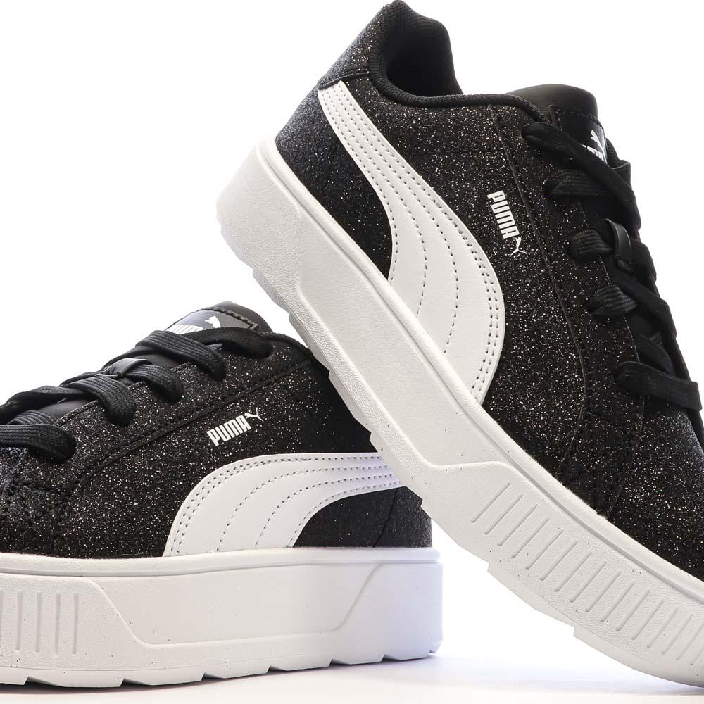 Puma Baskets Noires/Blanches Fille Puma Karmen