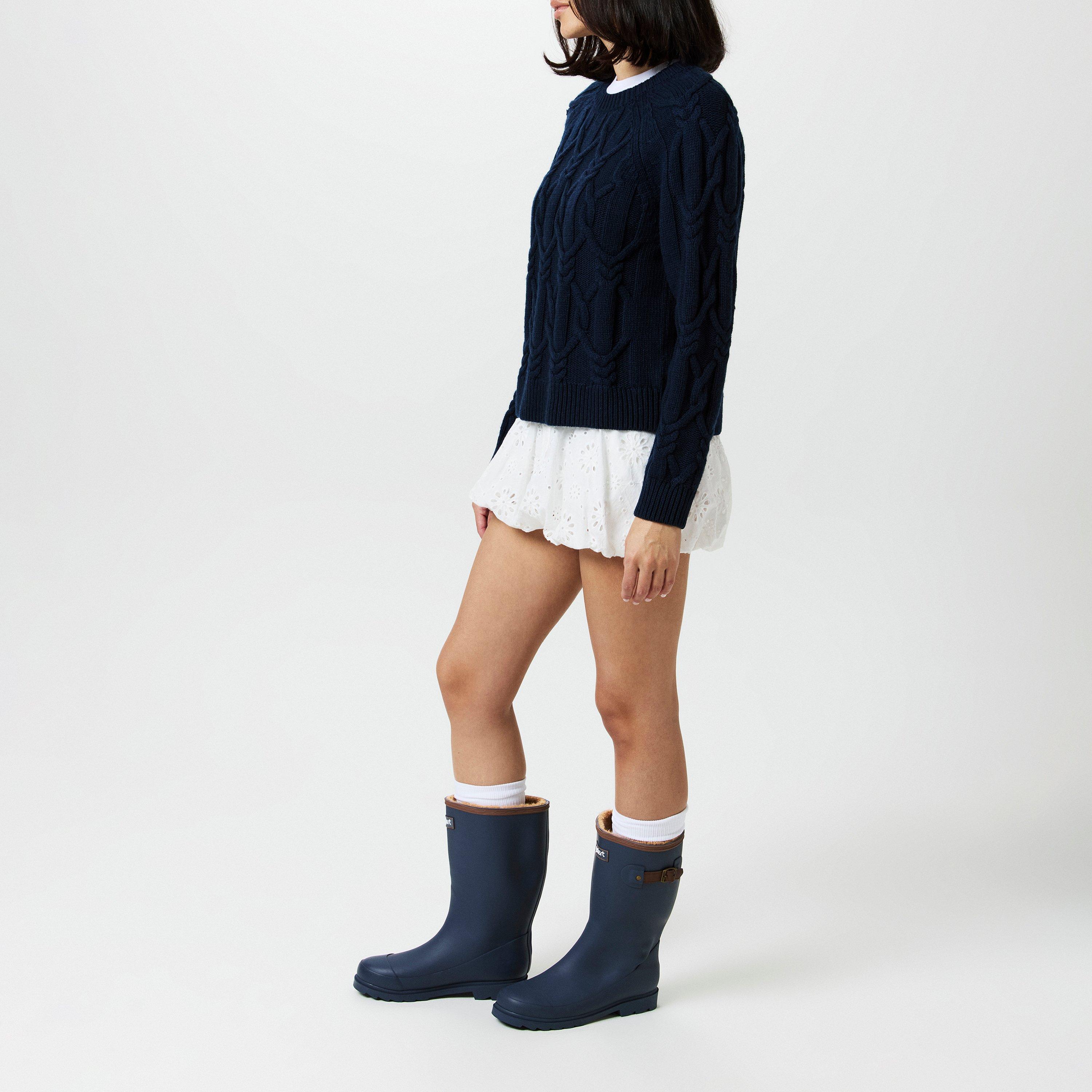 Gelert Fur Welly Boot Ladies