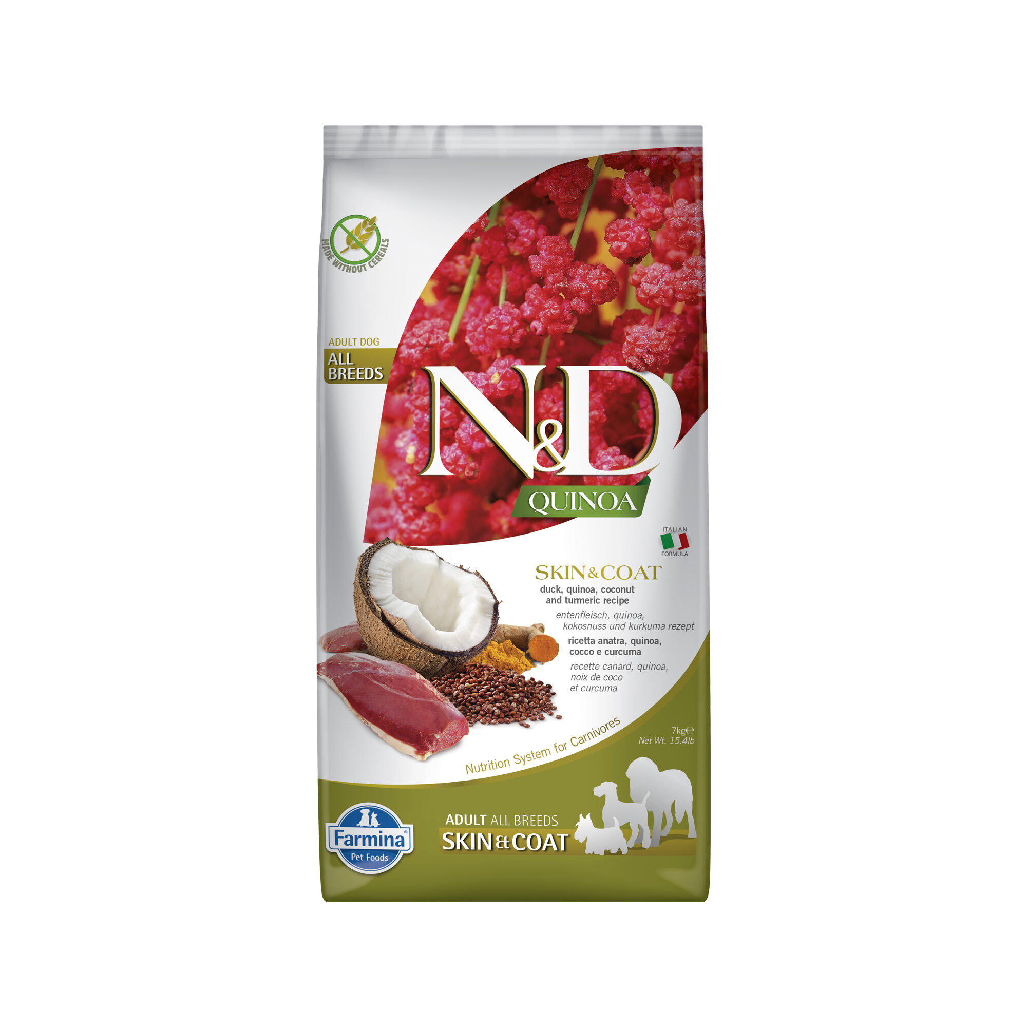 Farmina N&D Quinoa Skin & Coat Adult Hondenvoer - Eend