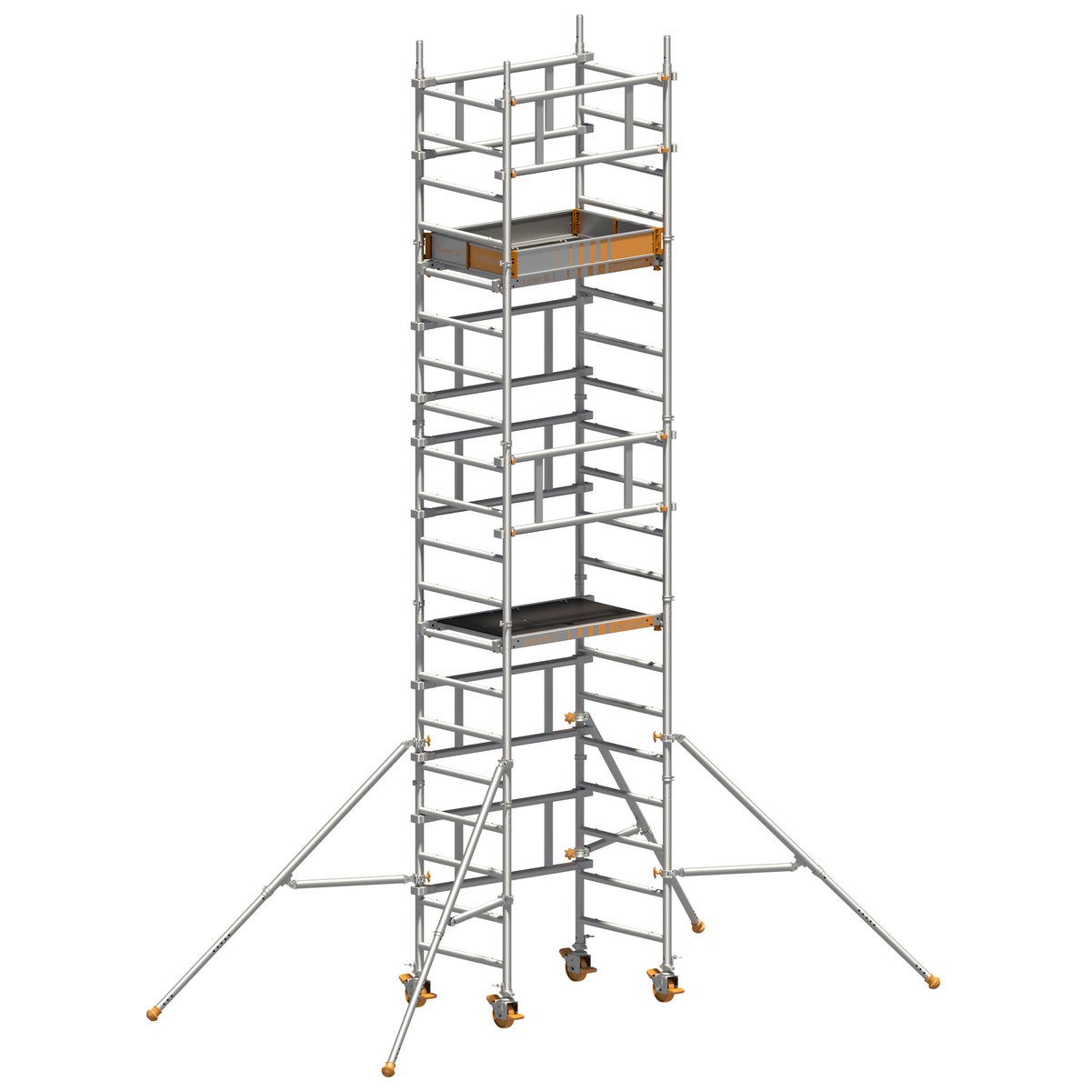 Layher SoloTower rolsteiger, 6,15m werkhoogte