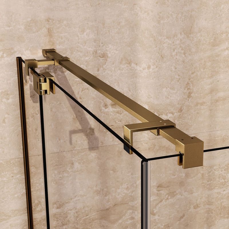 Brauer - Stellar - Douchecabine - Messing Geborsteld PVD - 120x90cm