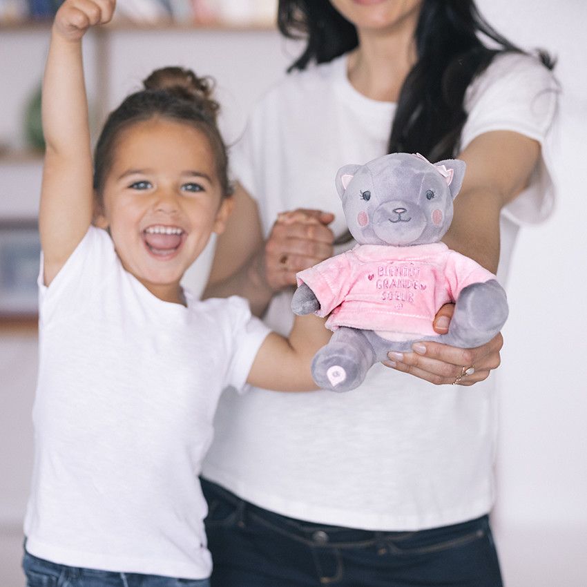 Habillage pour peluche annonce de naissance 