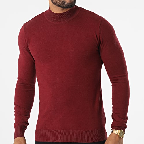 Pull Col Cheminée S2003 Rouge