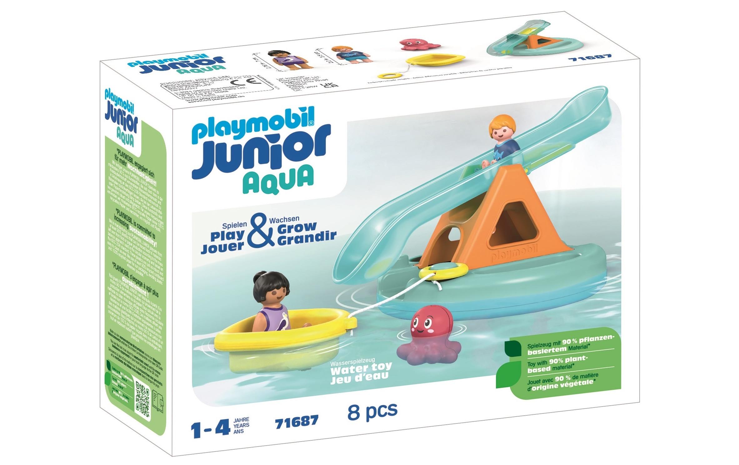 Junior AQUA: Badeinsel mit Wasserrutsche 71687Figuren-Set für Kinder
