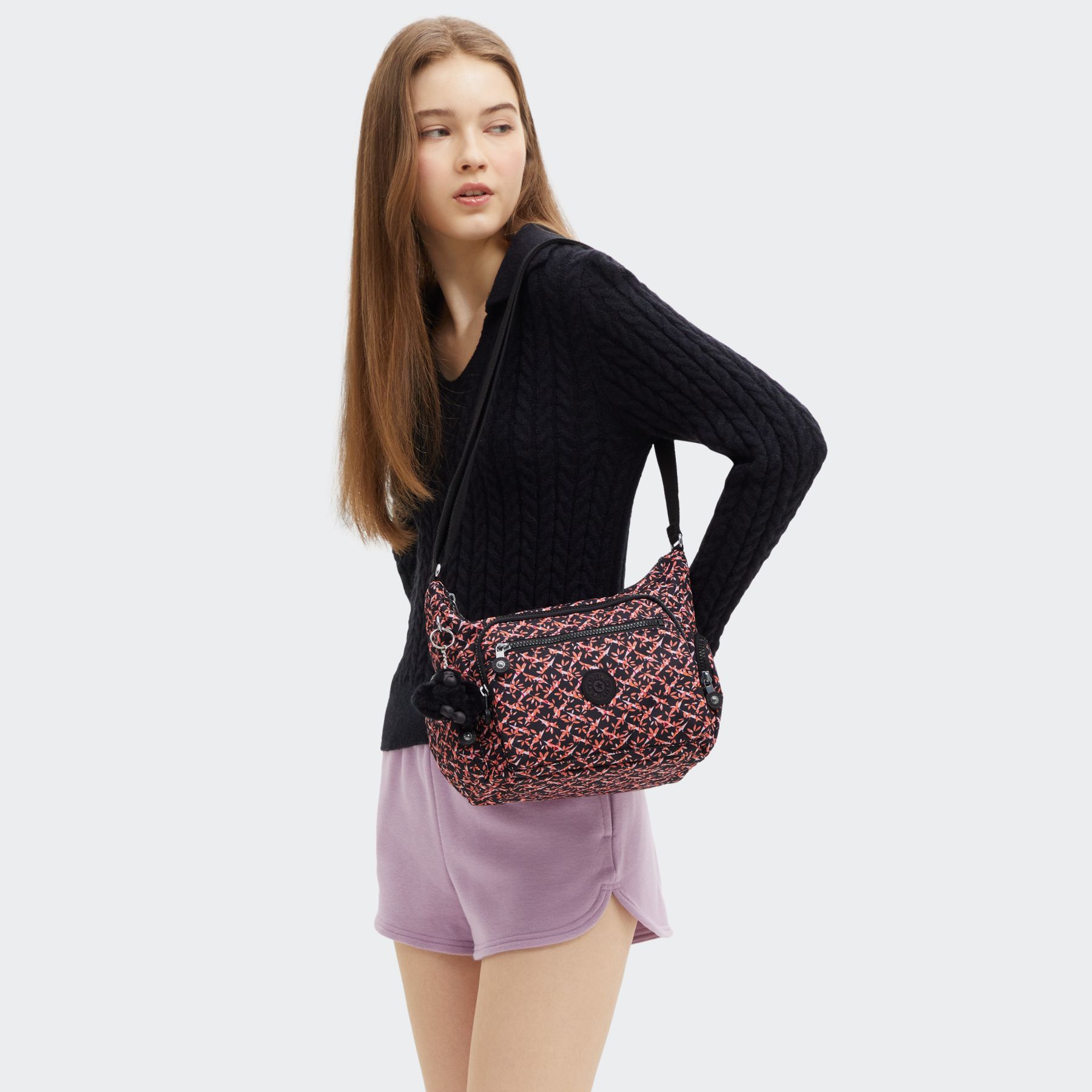 GABBIE S Petit sac bandoulière à compartiments multiples - Dancing Bouquet