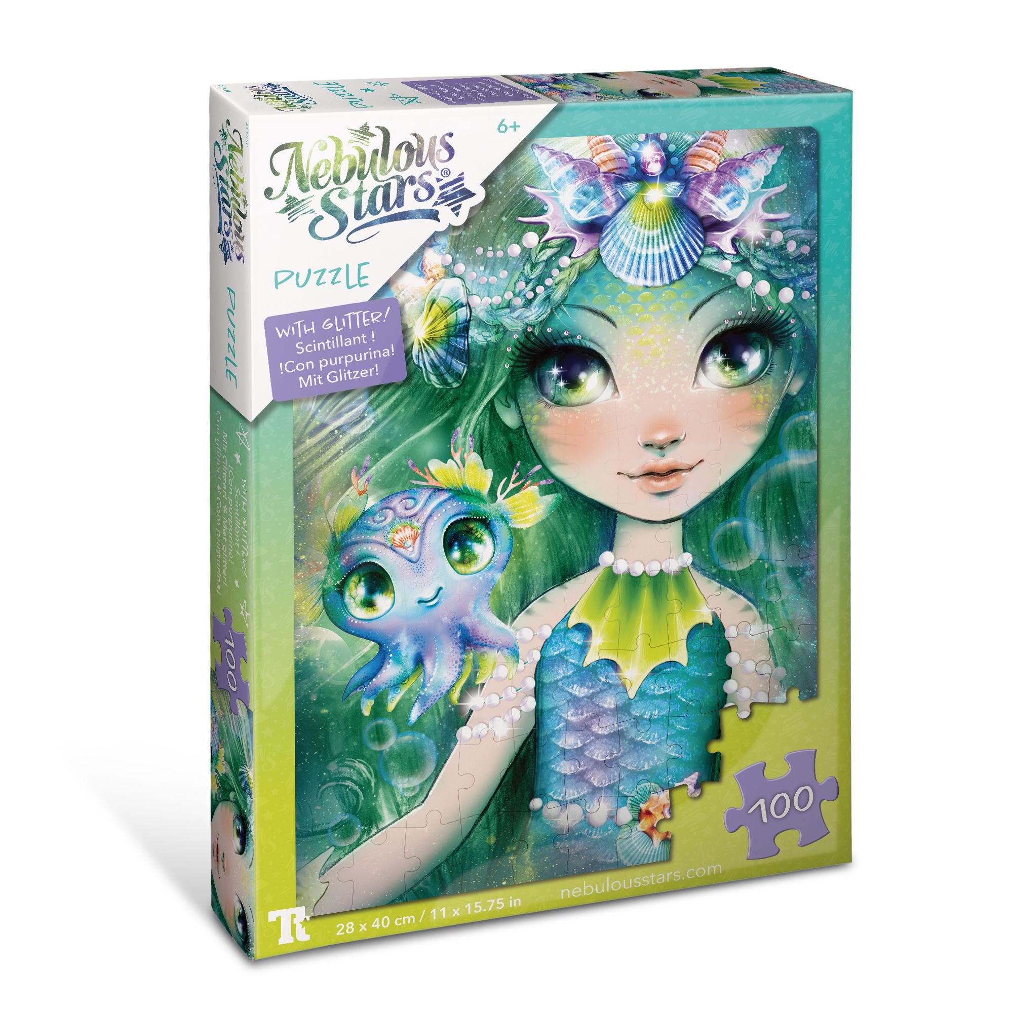 Nebulous Stars Glitzer-Puzzle Marinia & Octavia 100-tlg.