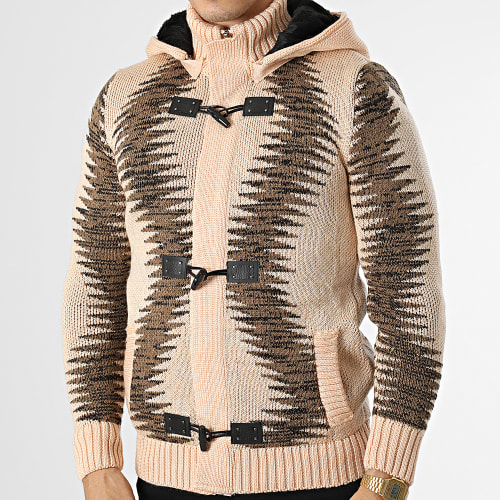 Gilet Zippé Capuche 3003 Beige