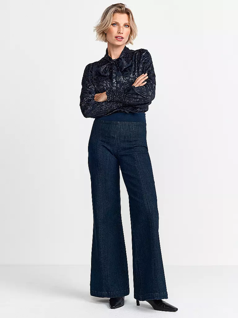 RICH & ROYAL Bluse dunkelblau