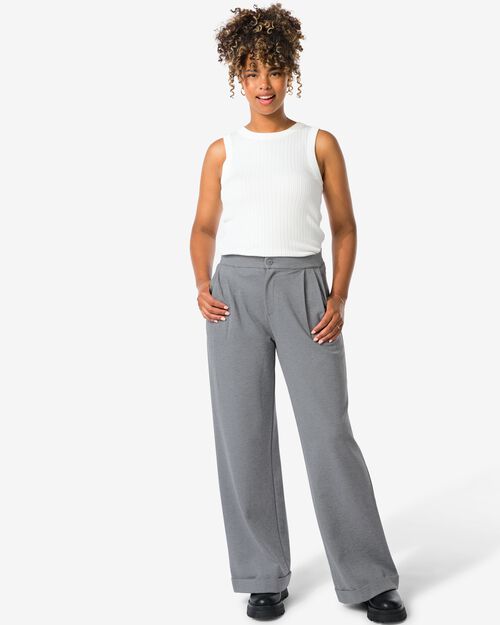pantalon femme Devin gris moyen