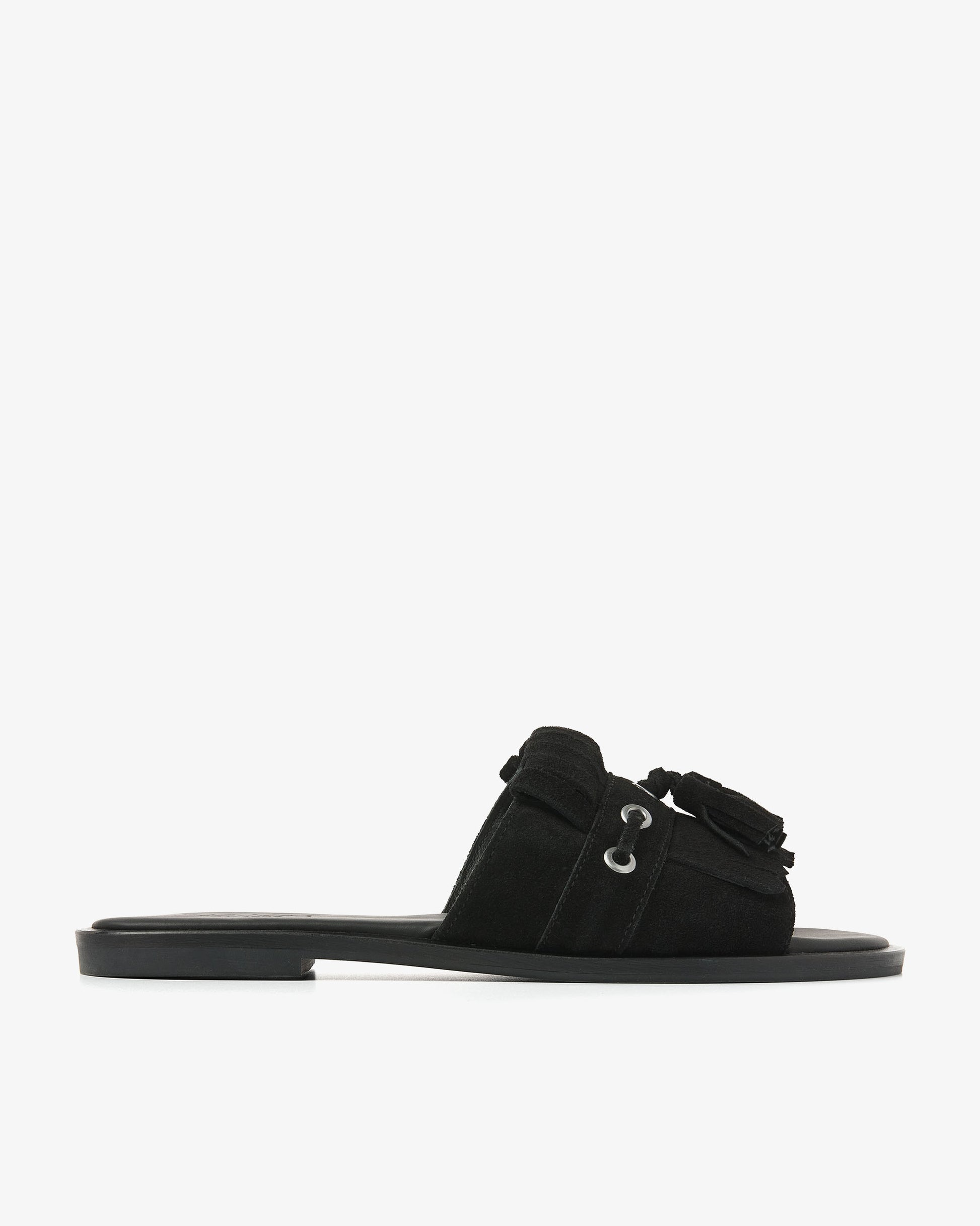 VIA VAI zwarte slippers Vita Eva