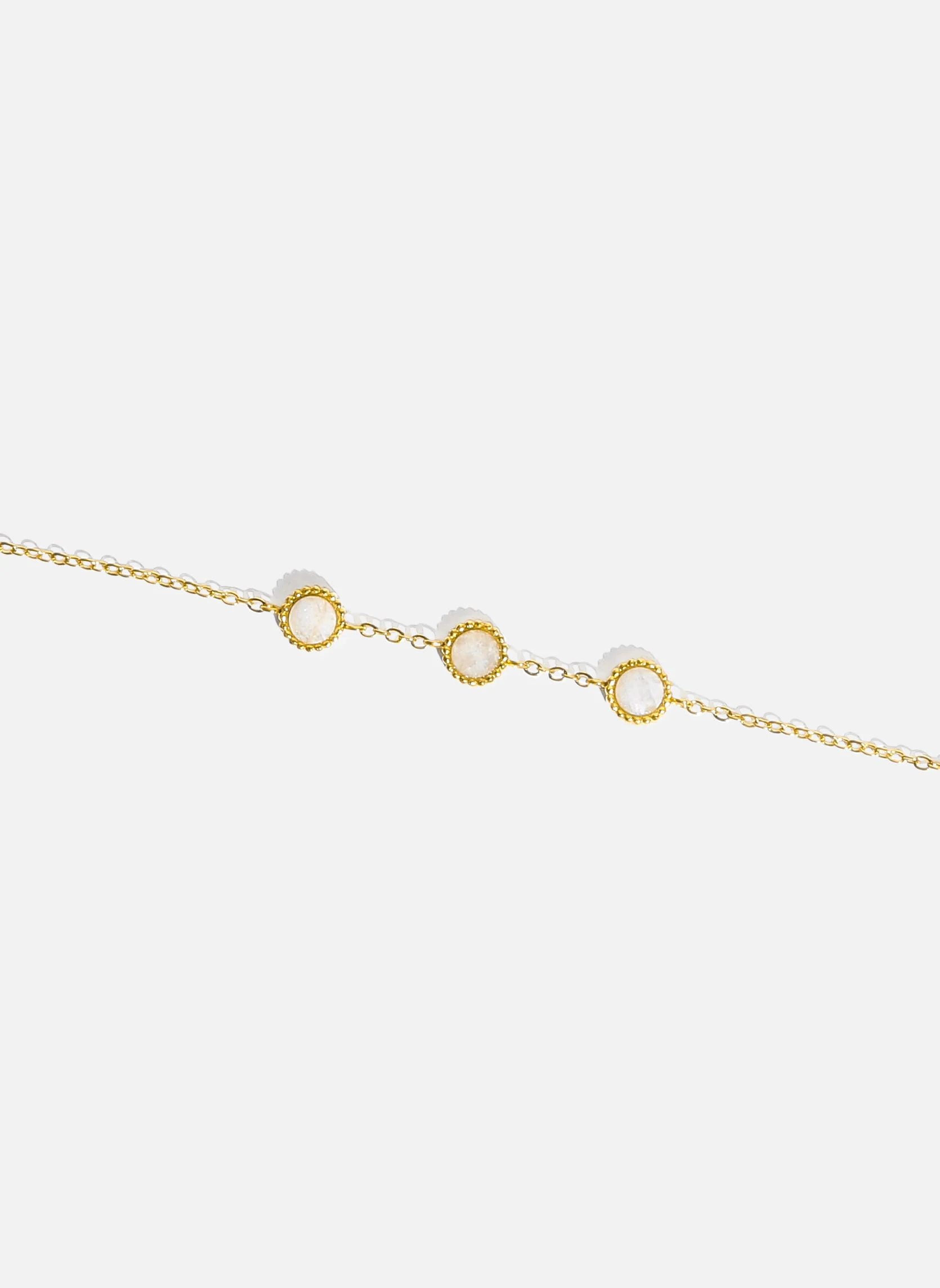 AGAPE - Bracelet chaîne agape | Blanc