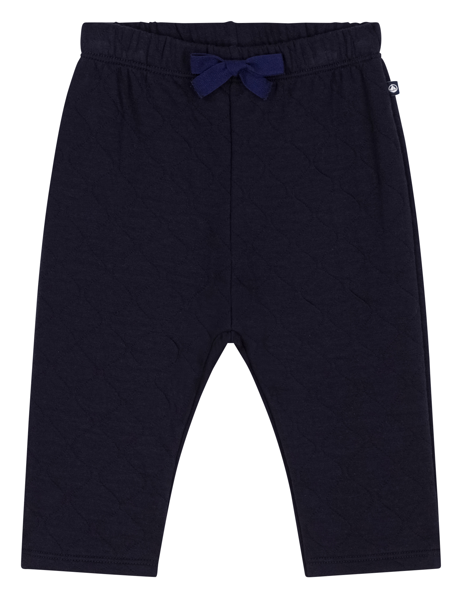 Pantalon droit en coton mélangé | Bleu