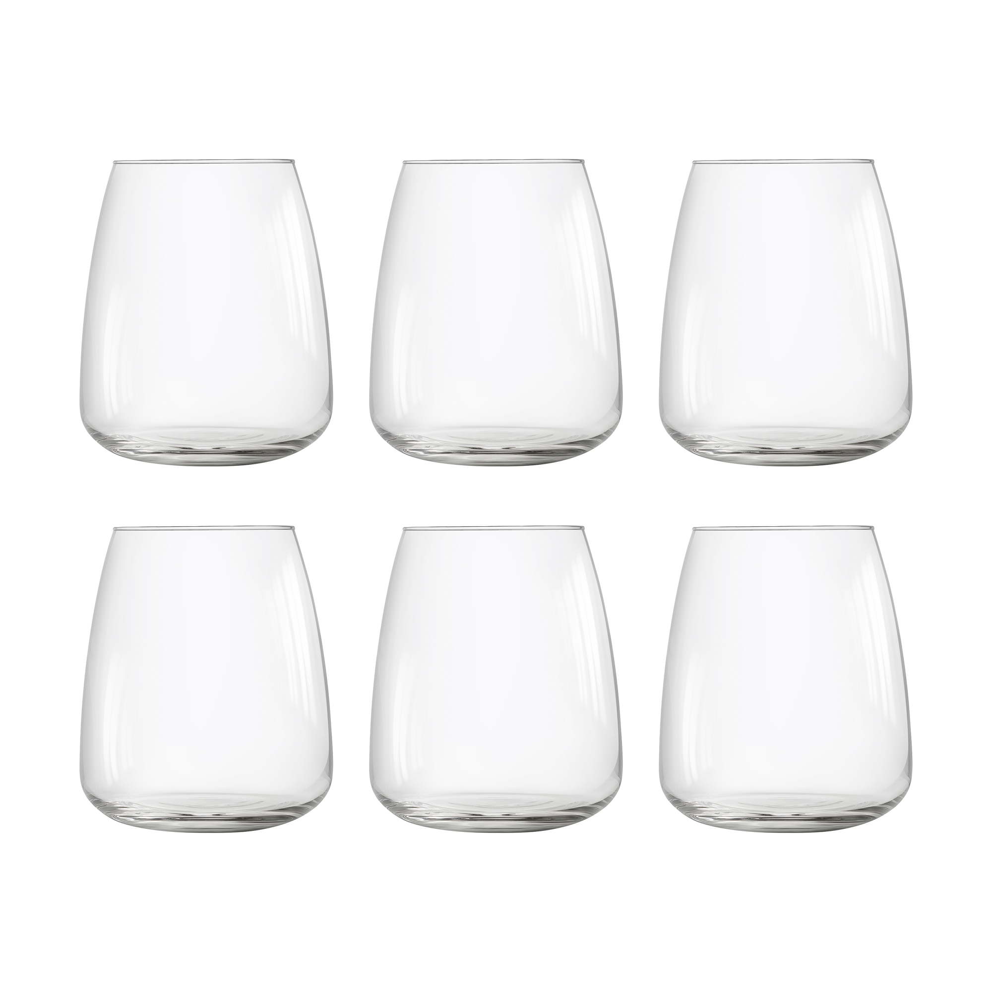 Royal Leerdam - Grandeur - Waterglazen - 6 stuks - 48 cl - Waterglas