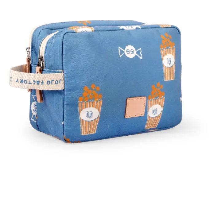 JOJO FACTORY Trousse de toilette Popcorn | Bleu
