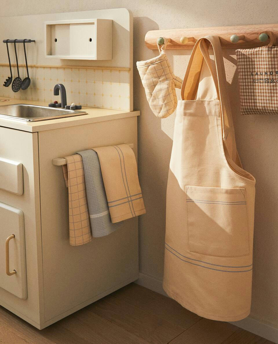 Conjunto de roupa de cama para cozinha infantil