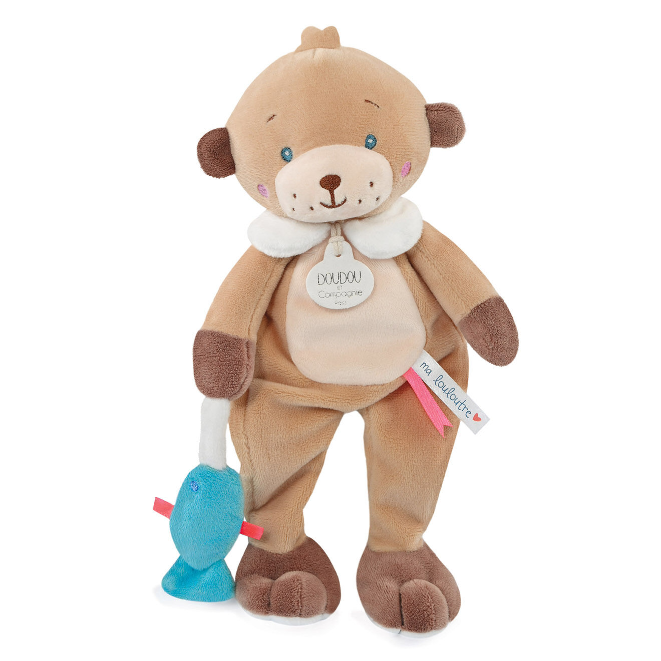 Doudou et Compagnie Ma Petite Louloutre beige