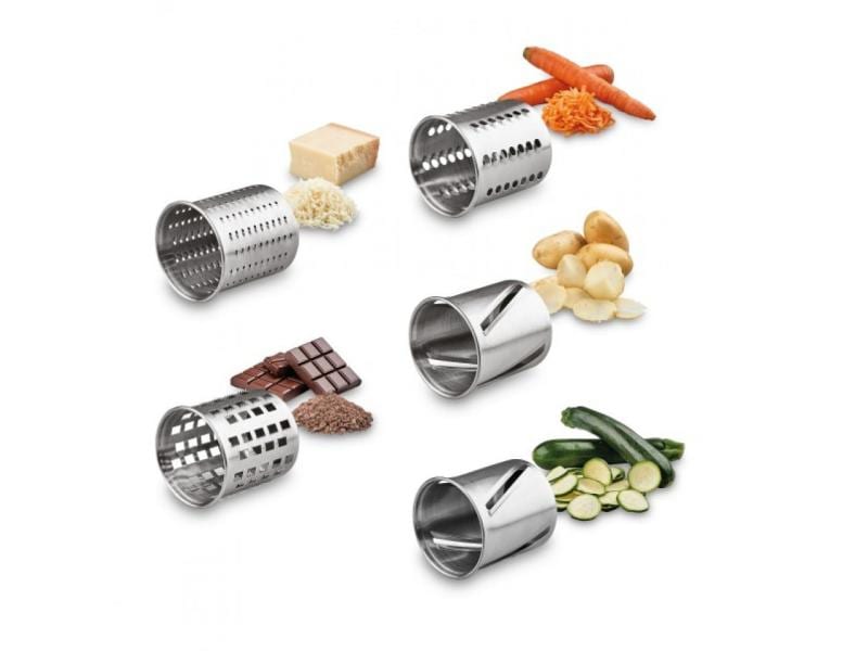 Solis Zerkleinerer Slice & More 8401 Silber Elektrische Multiraffel
