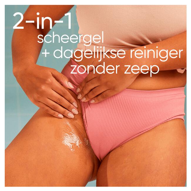 Gillette Satin Care 2-in-1 Reiniger & Scheergel 190 ML