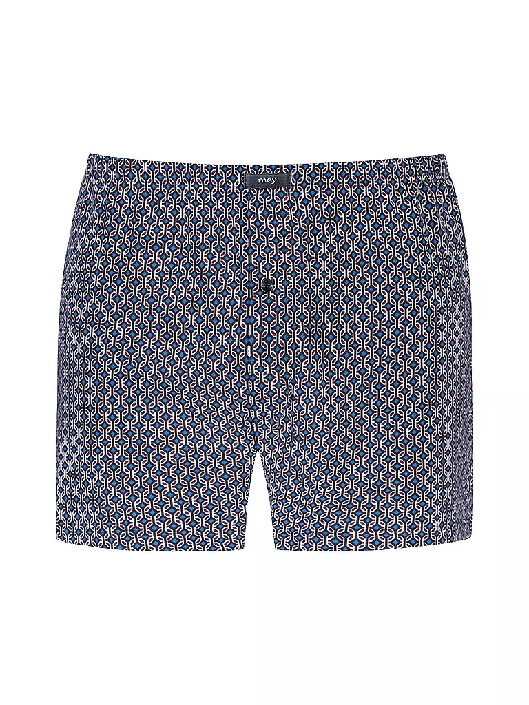 MEY Boxershorts splash blue blau