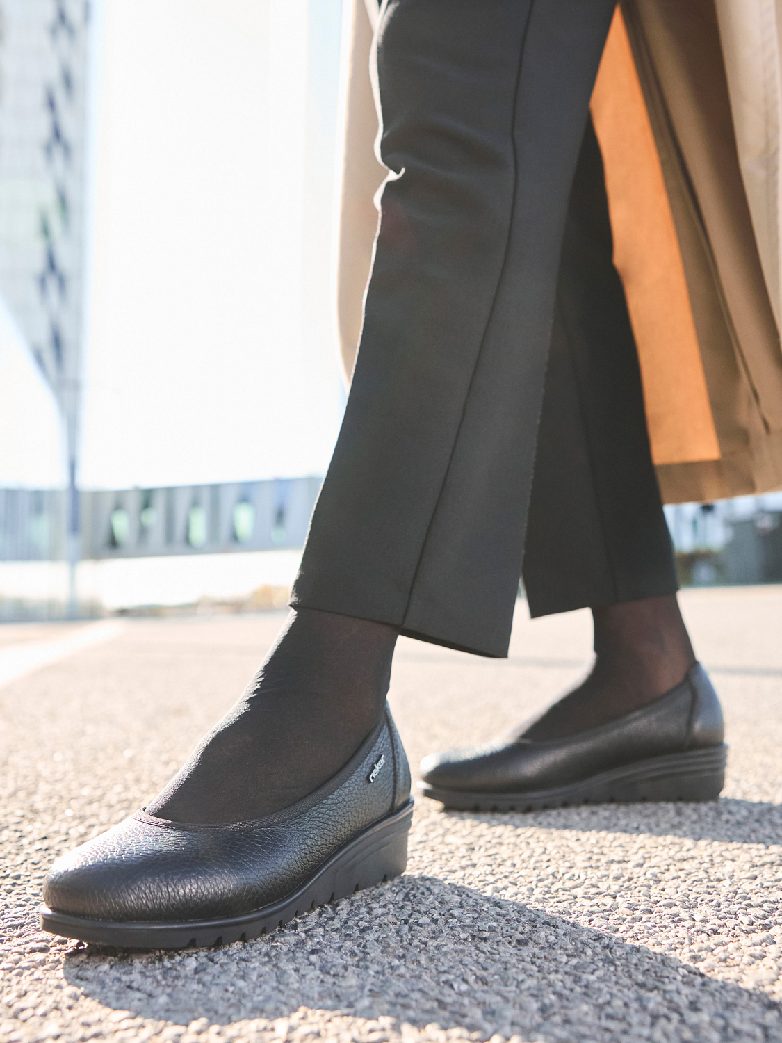 Rieker Liva Leather Ballerina