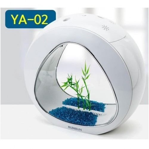 Mini Aquário Ya-02 para Peixes, Rosa