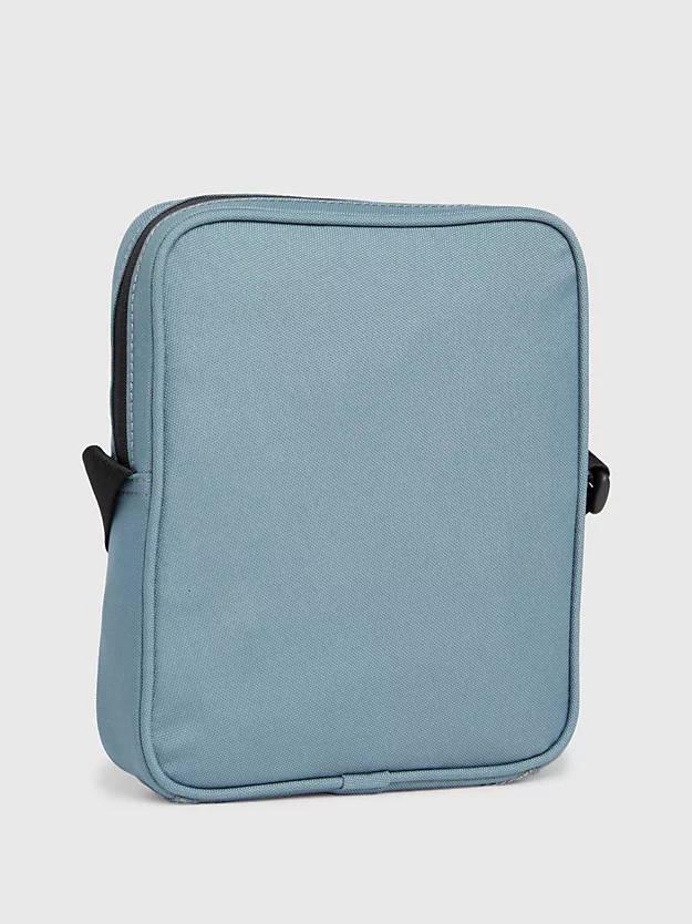 Bolsa de ombro estilo repórter com logotipo