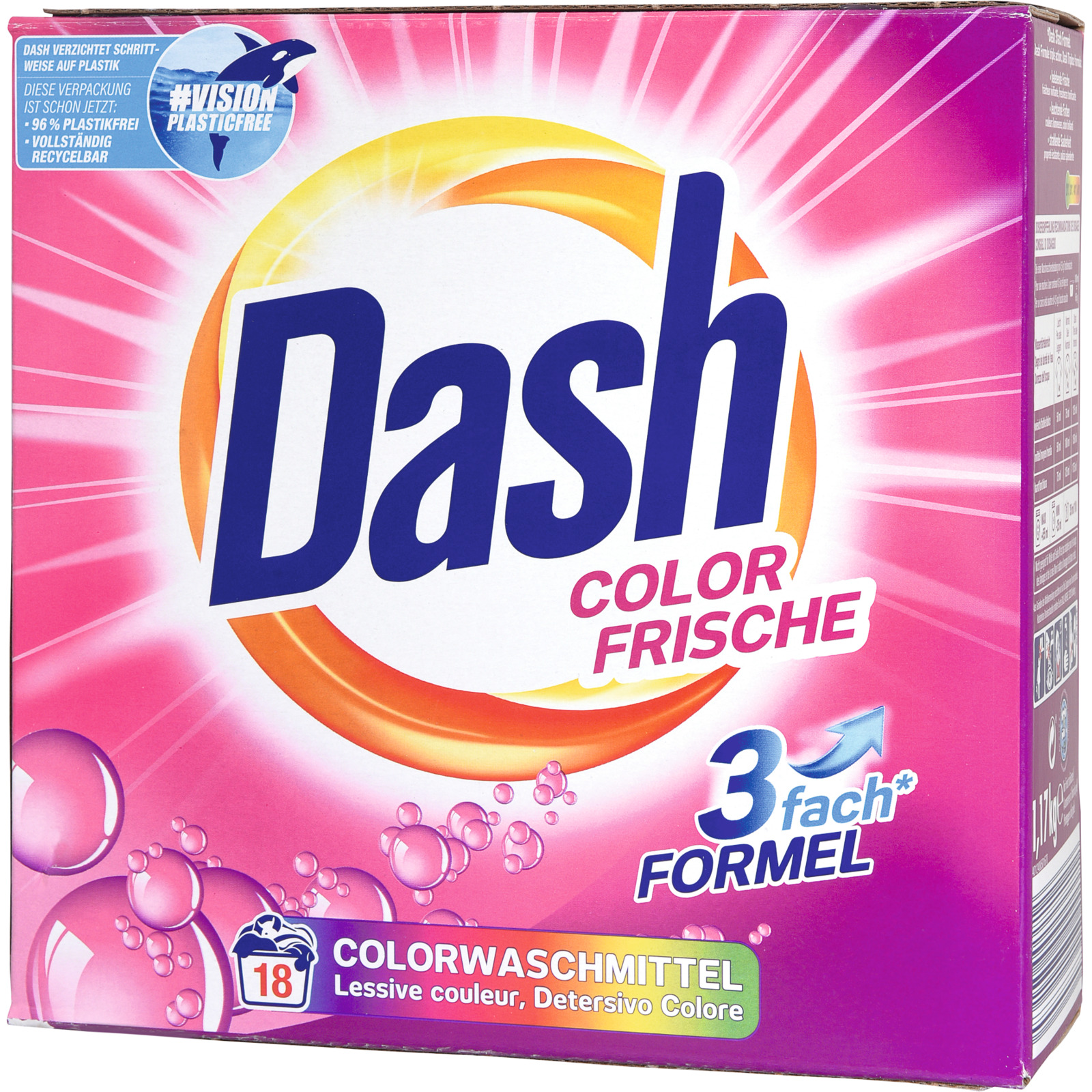 Dash Waschpulver Color Frische 18 Waschgänge