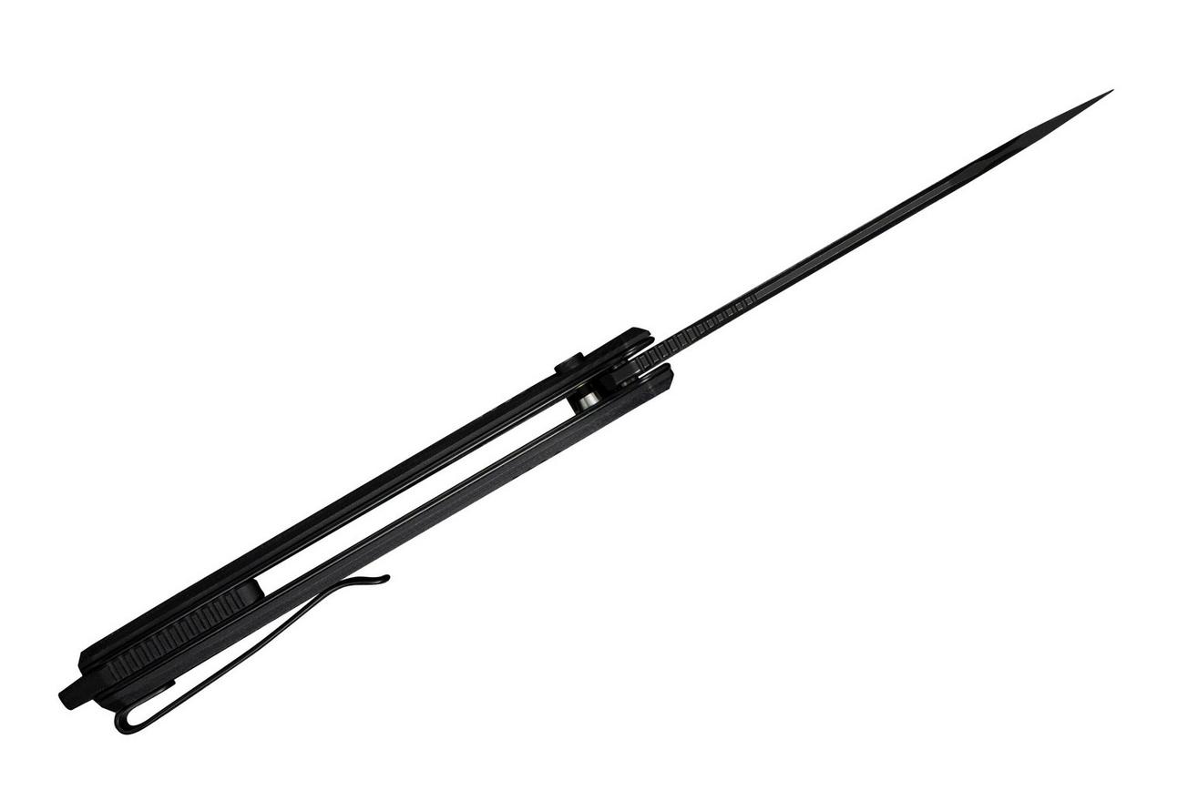Civivi Neurohaptic C23080-1 Blackwashed Nitro-V, Black G10, zakmes