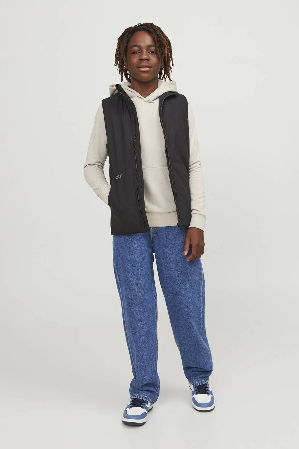 JACK & JONES hoodie JJEBRADLEYecru