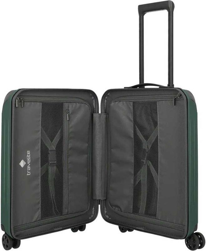 Travelite - Dynamiic 4w Reistas Met Wielen - Zwart - ABS Materiaal