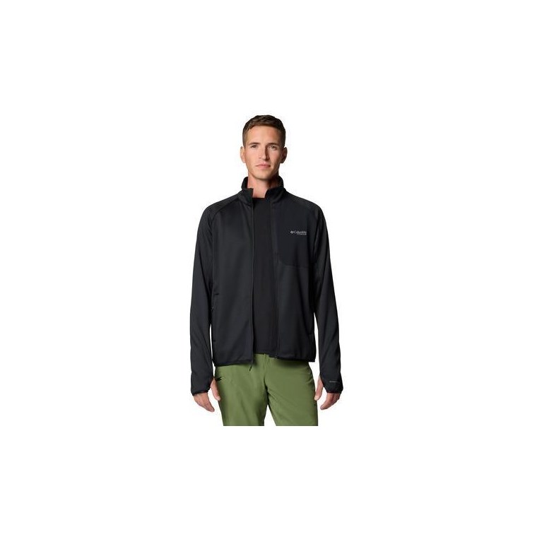 Columbia M Triple Canyon Grid Fleece FZ II Black