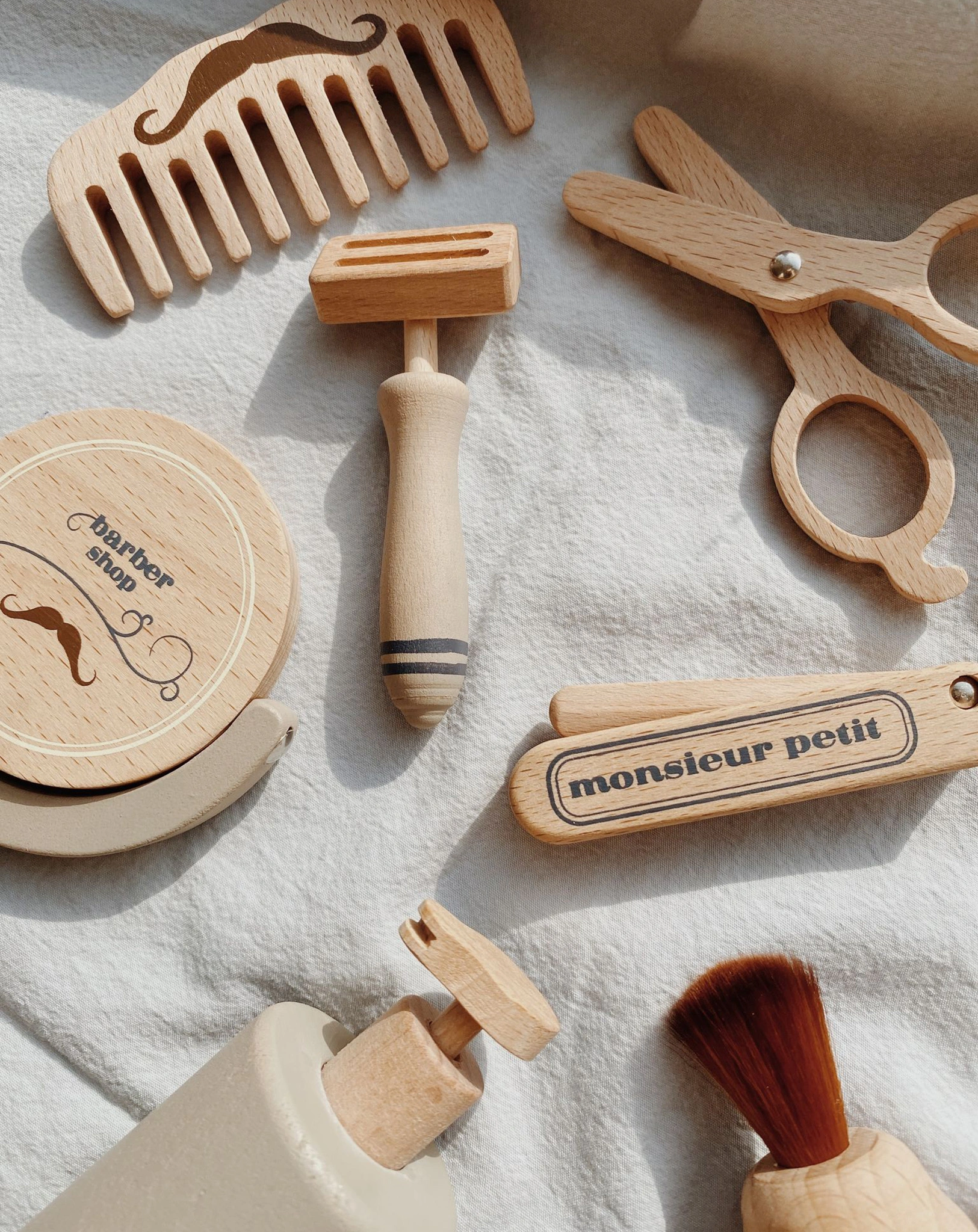 Holzspielzeug BARBER SET 8-teilig